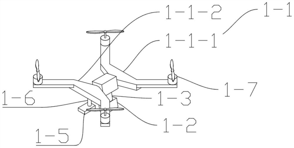 Unmanned aerial vehicle obstacle removing device for power transmission line