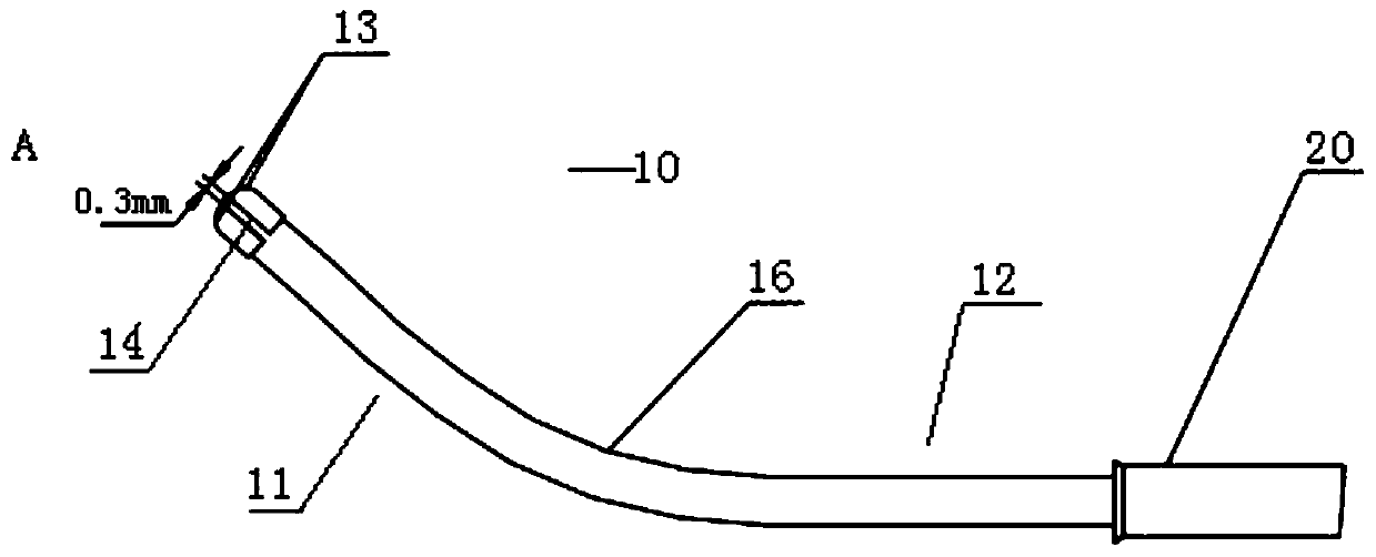 High-frequency endoscopic surgical electrode