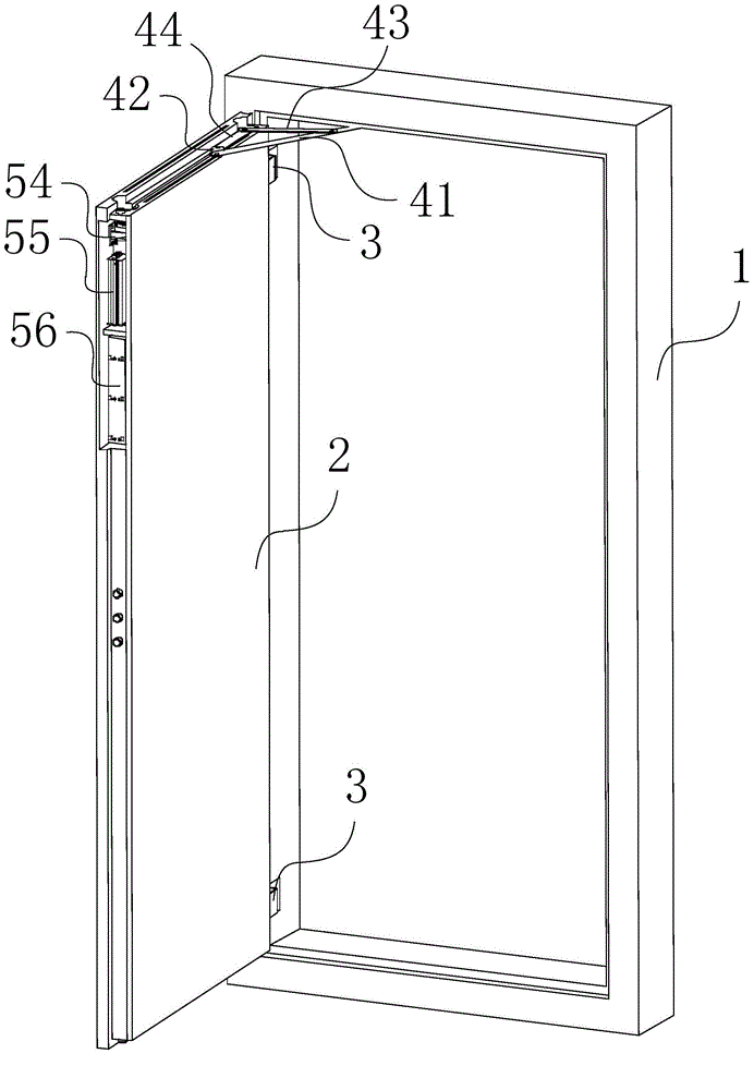 Automatic entrance door