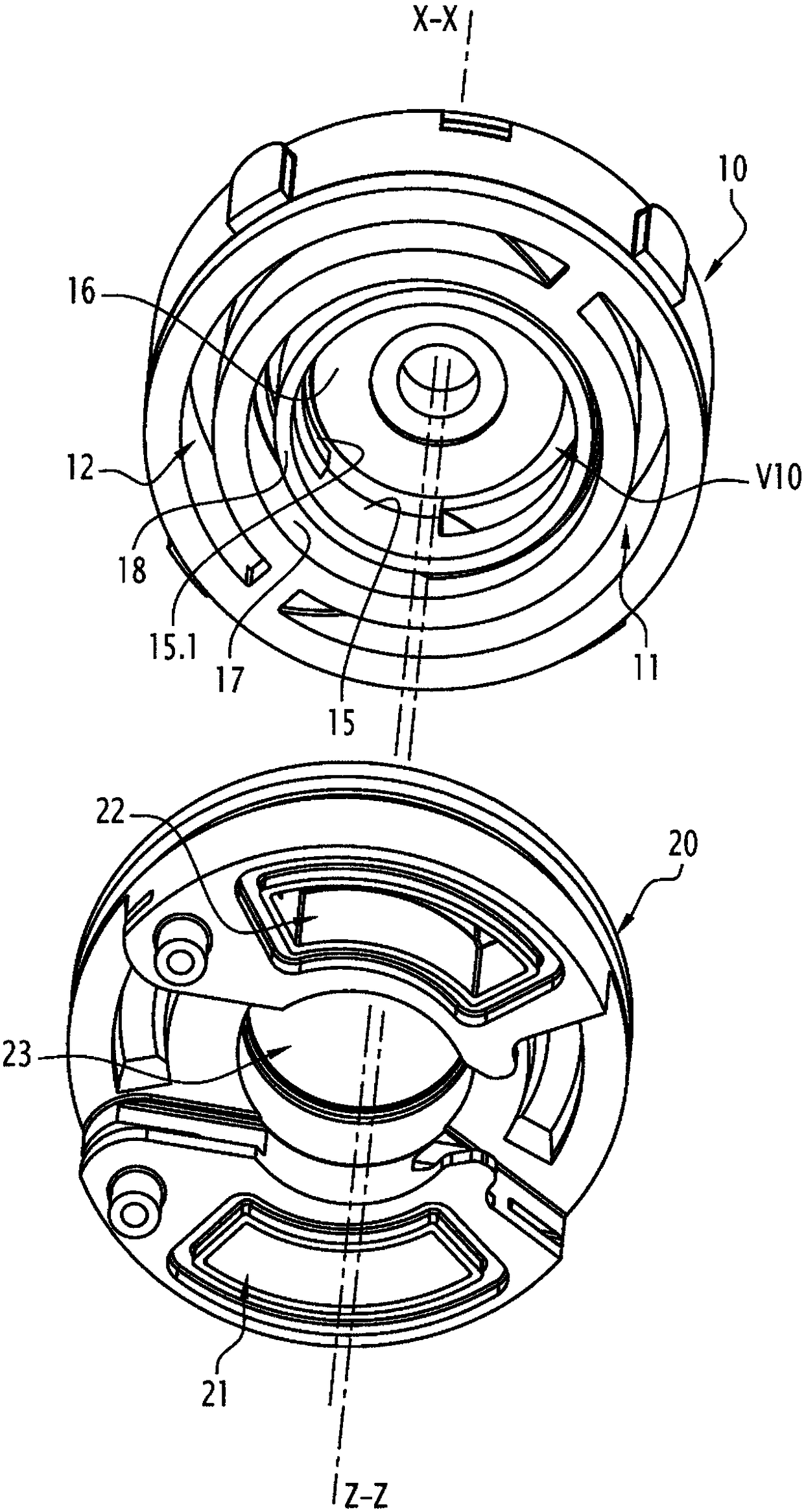 Thermostatic cartridge for controlling hot and cold fluids to be mixed