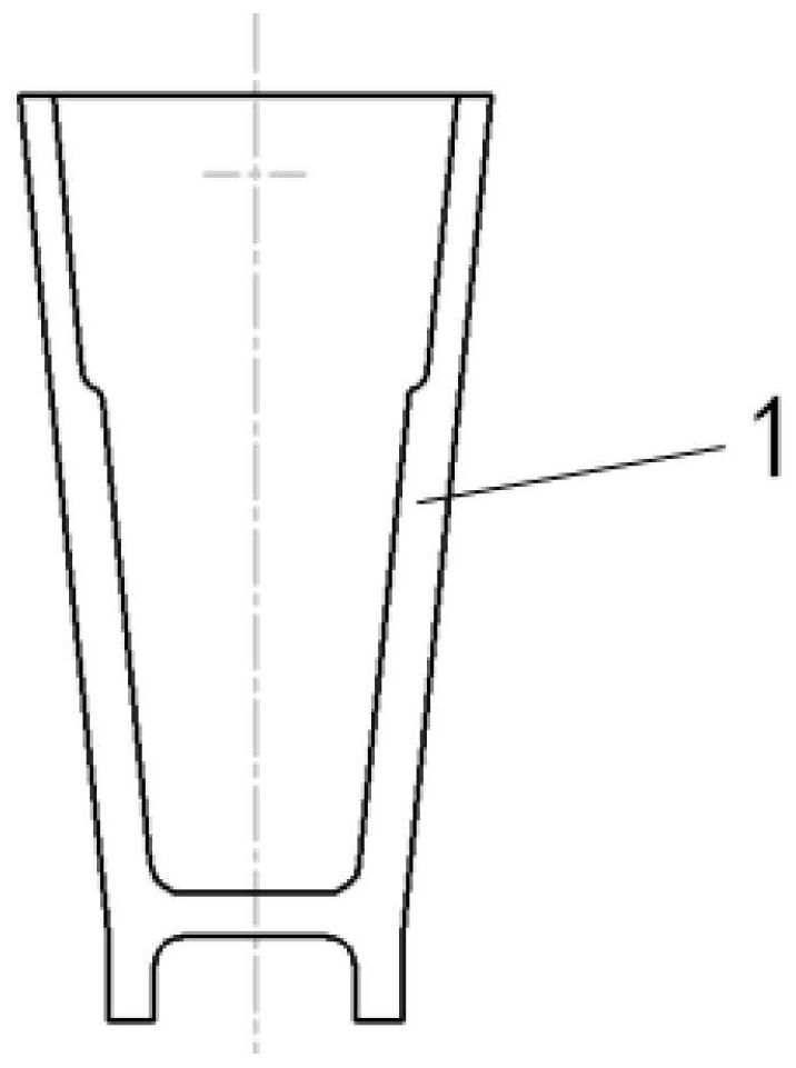 Forward and backward extrusion forming die and method for curved generatrix type shell