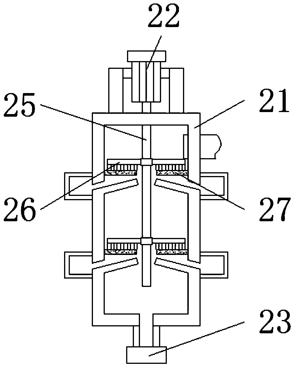 Atmospheric monitoring apparatus with function of separating and collecting dust