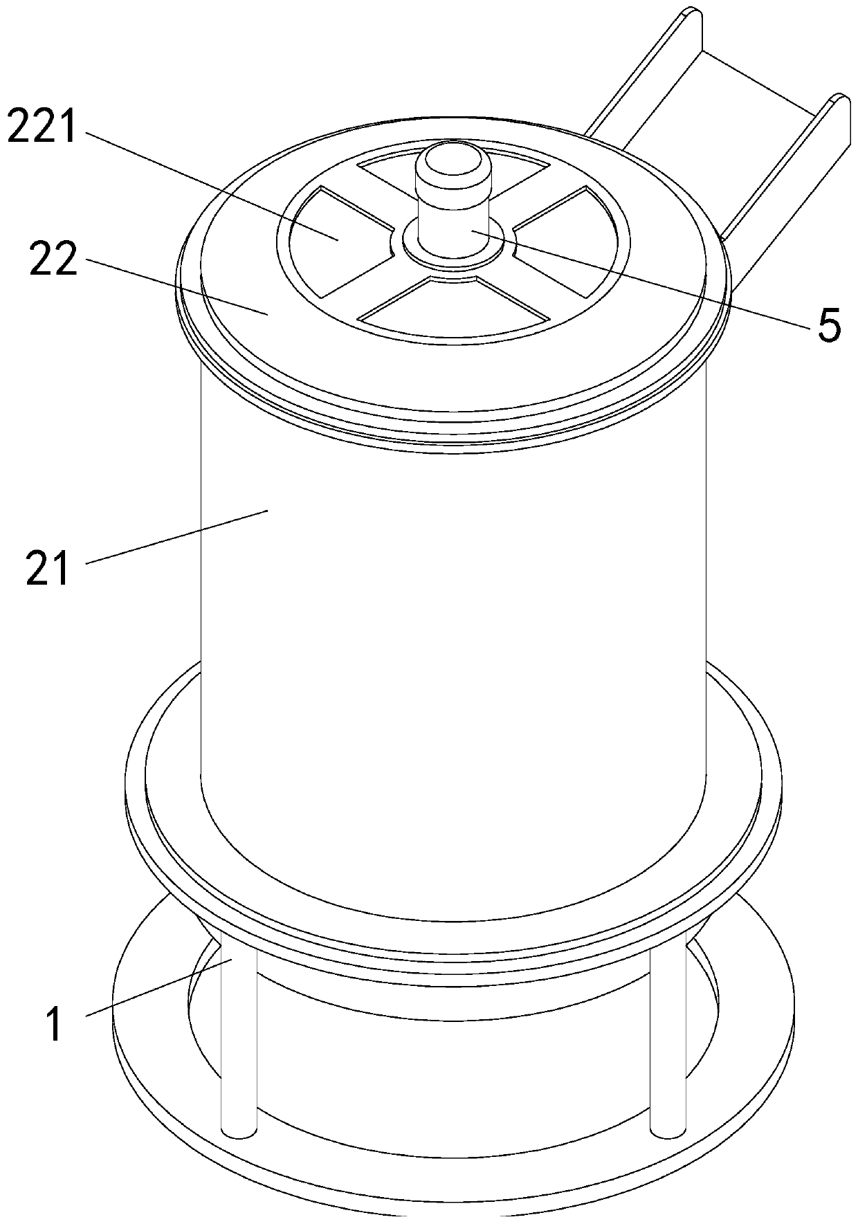 Concrete additive drying treatment method