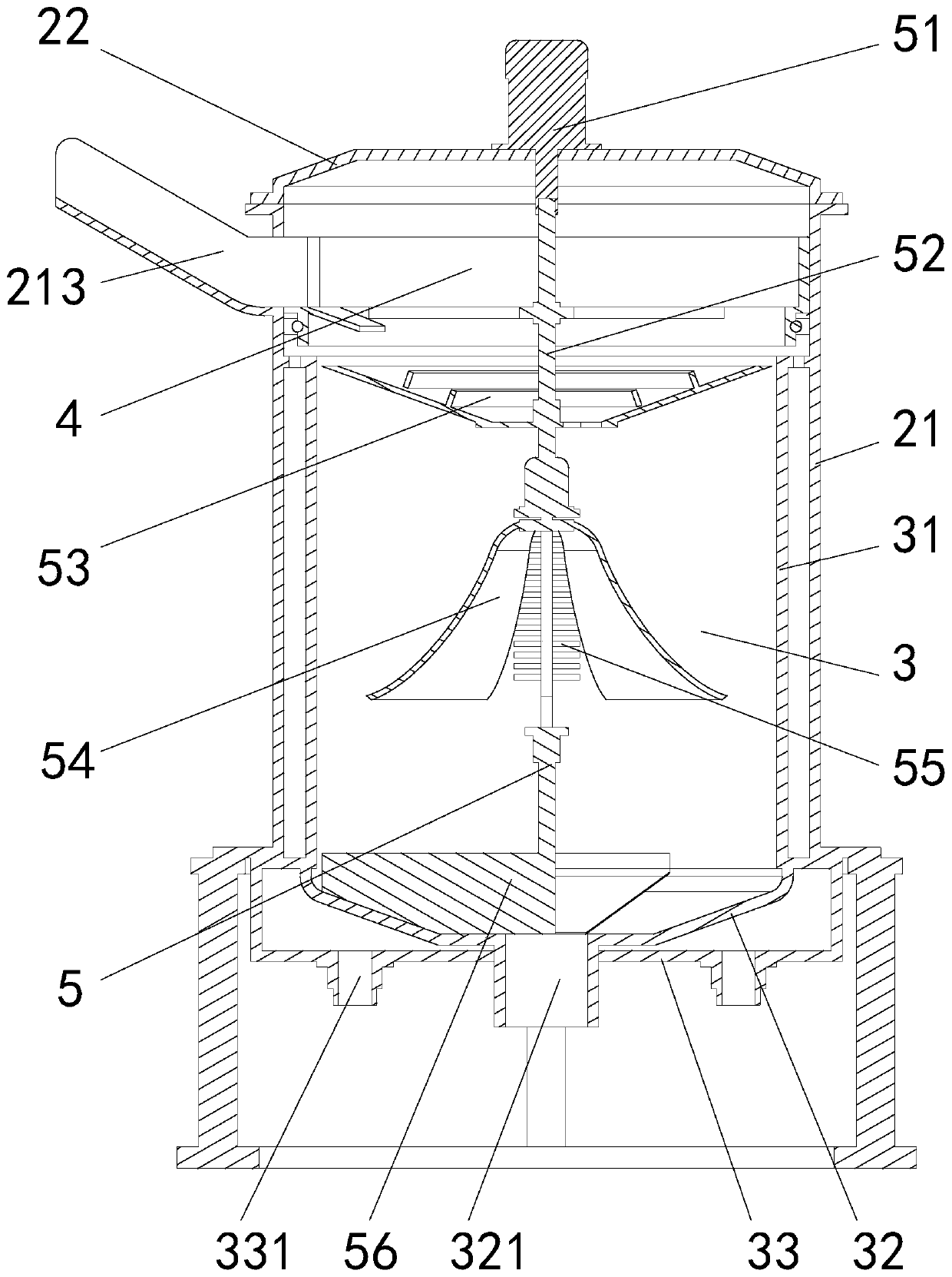 Concrete additive drying treatment method