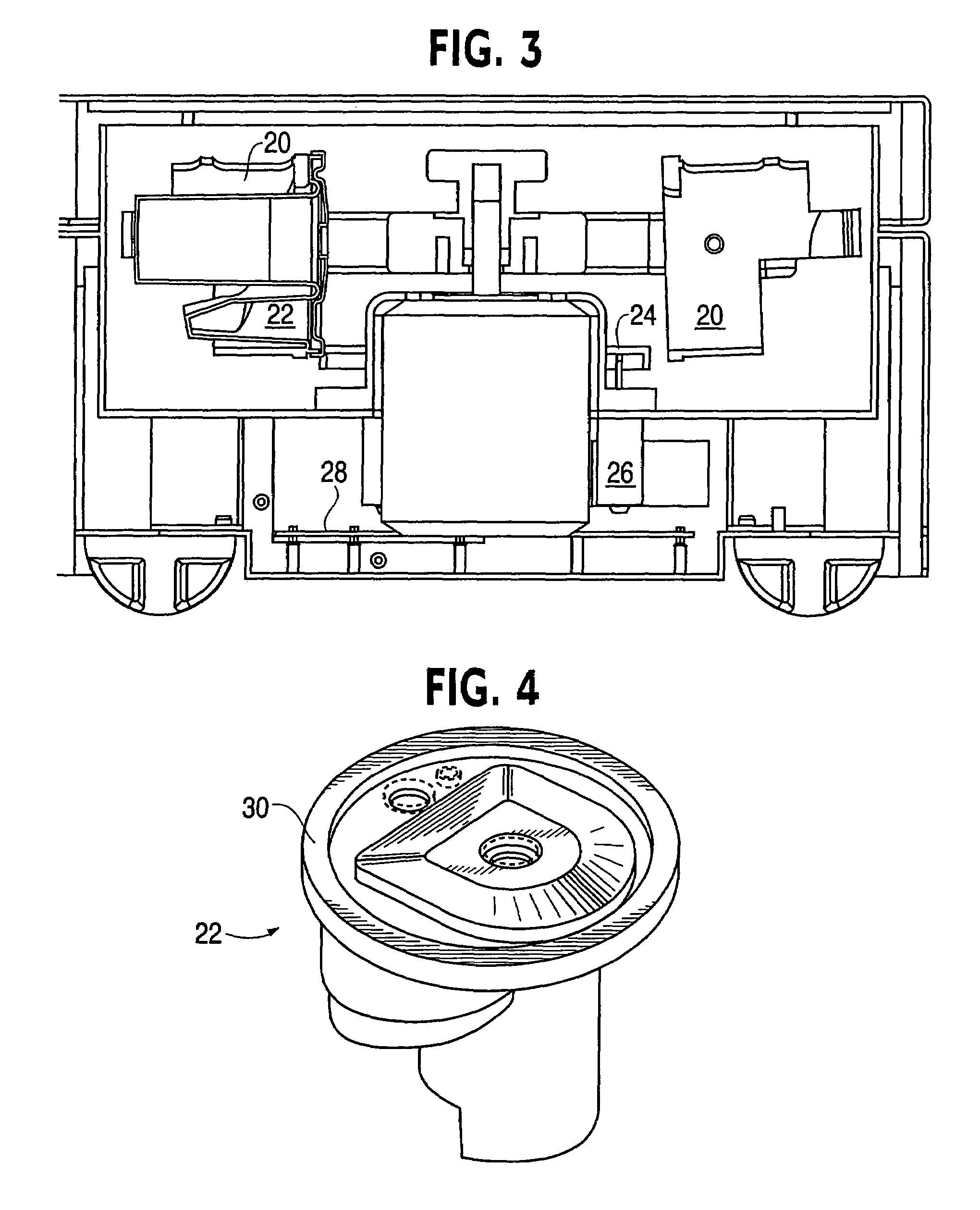 Decanting centrifuge with vibration isolation