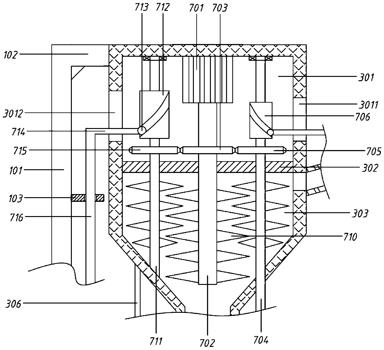 Sand screening machine capable of preventing filter screen from being blocked for building construction