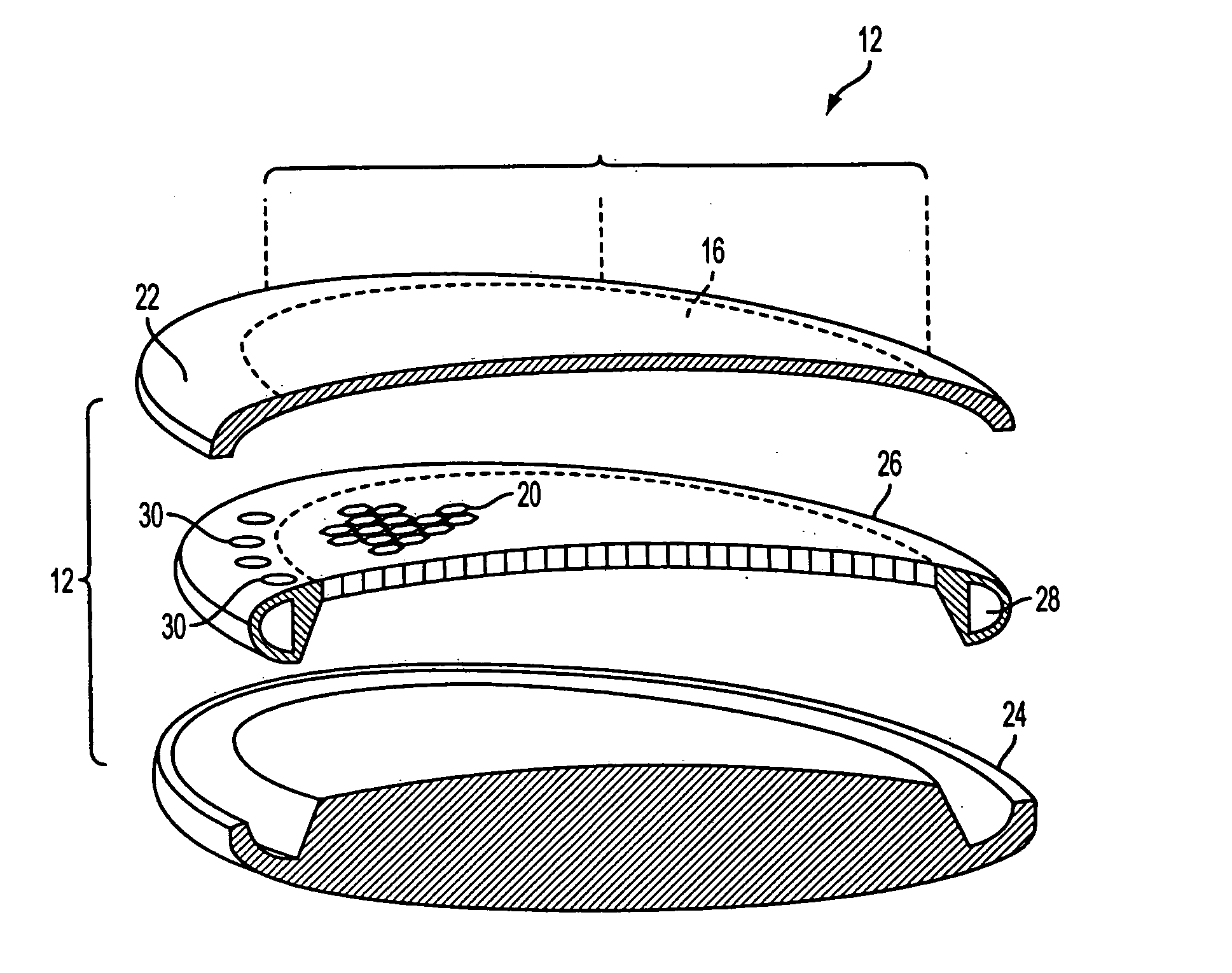 Lens system and method for power adjustment