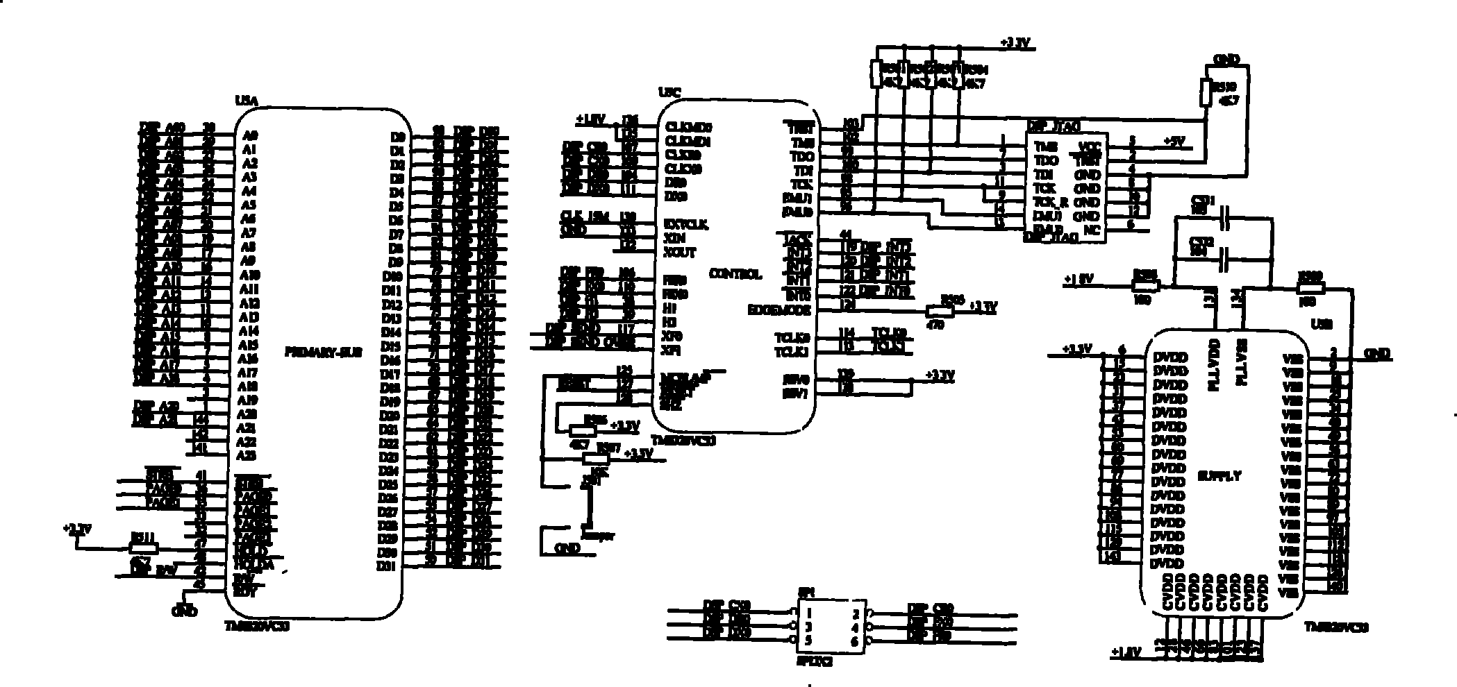 High-precision magnetic bearing axial control method based on interference observer