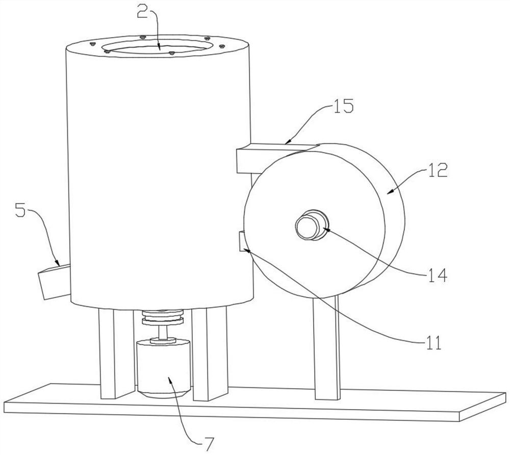 Crushing and screening all-in-one machine for processing high-purity quartz sand