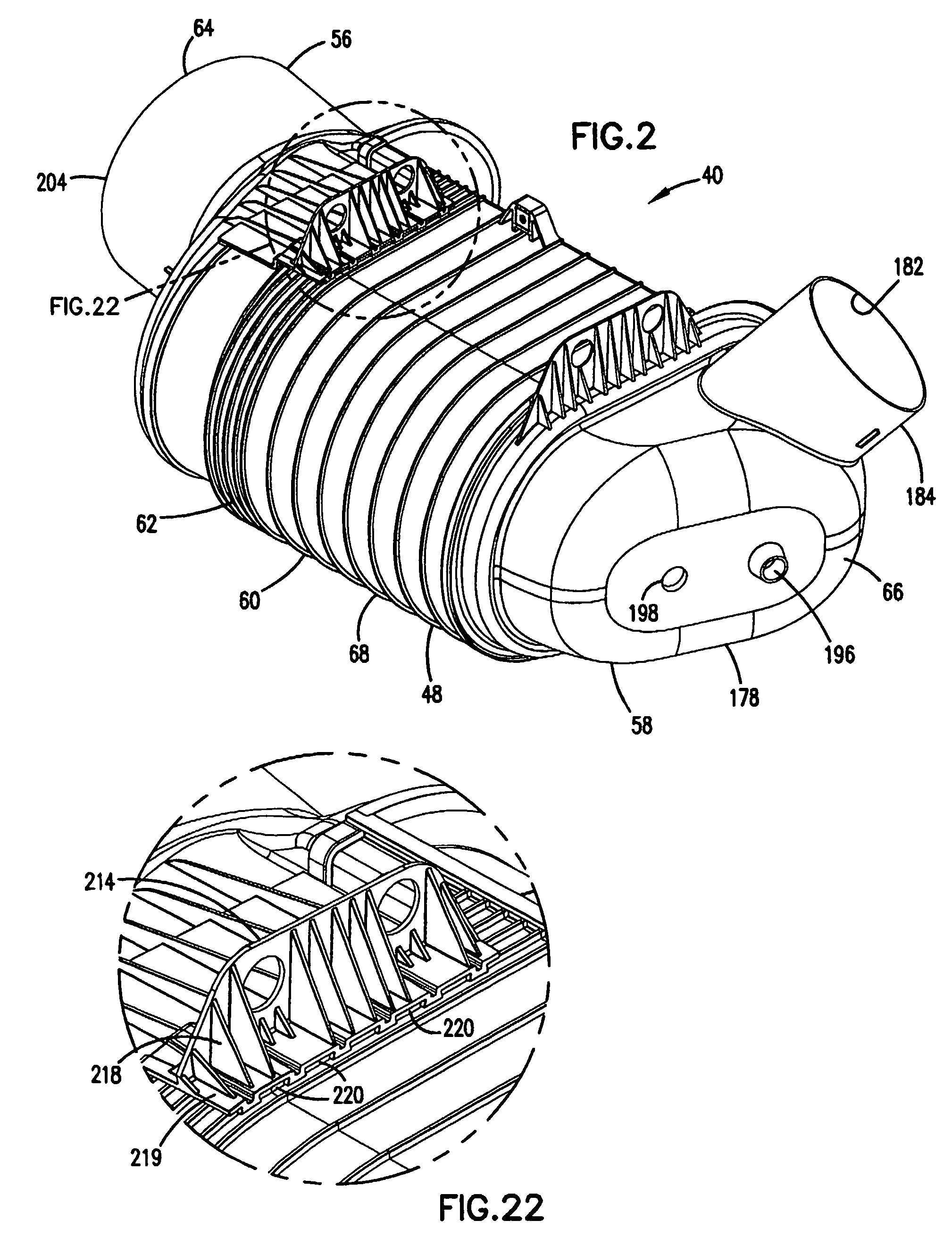 Filter arrangements; side-entry housings; and methods