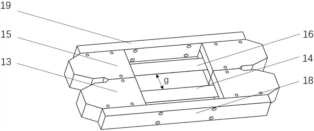 Device and method for measuring diameter of eccentric shaft of industrial robot joint decelerator