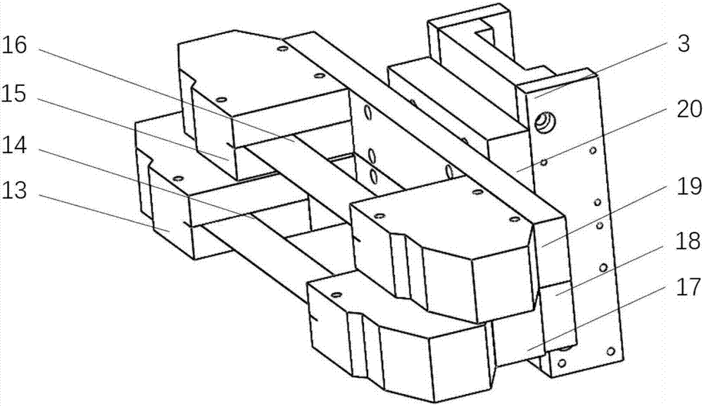 Device and method for measuring diameter of eccentric shaft of industrial robot joint decelerator