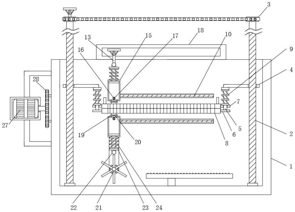 Uniform material dipping device for transformer epoxy coating insulation paper