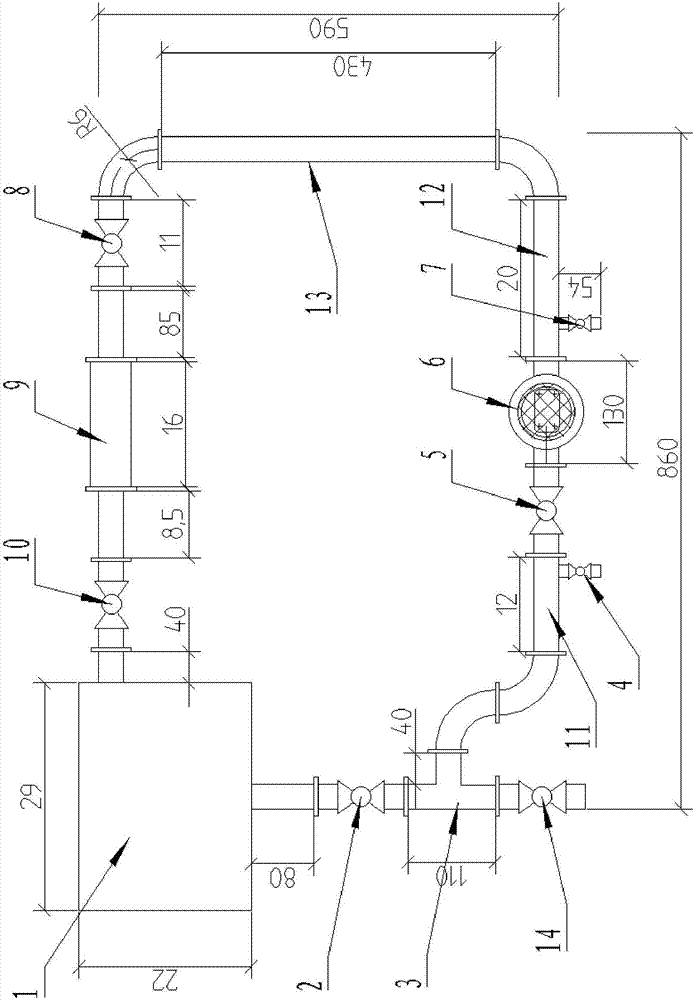 Pipe cleaning experimental facility suite for crude oil pipeline