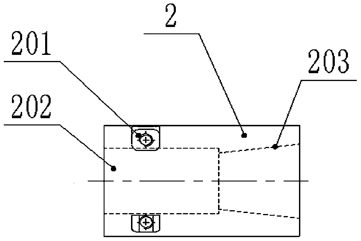 Elastic pin limiting drill connecting device