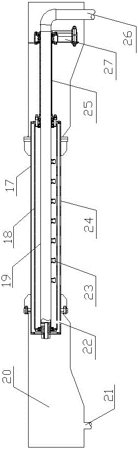 Dust suppression spraying device for railway coal transportation