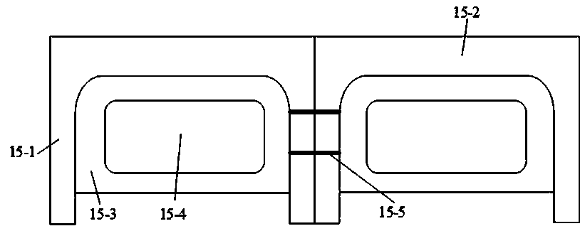 Double-layer firefighting escape tunnel