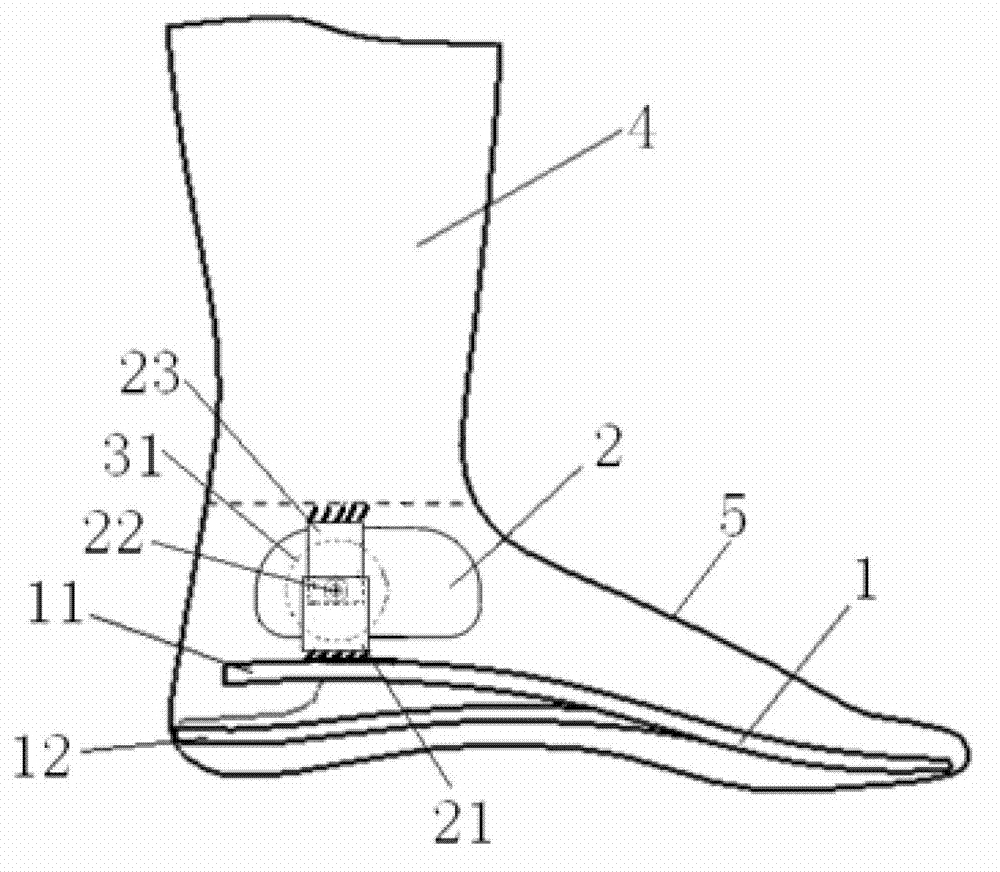 Below-knee prosthesis provided with power ankle