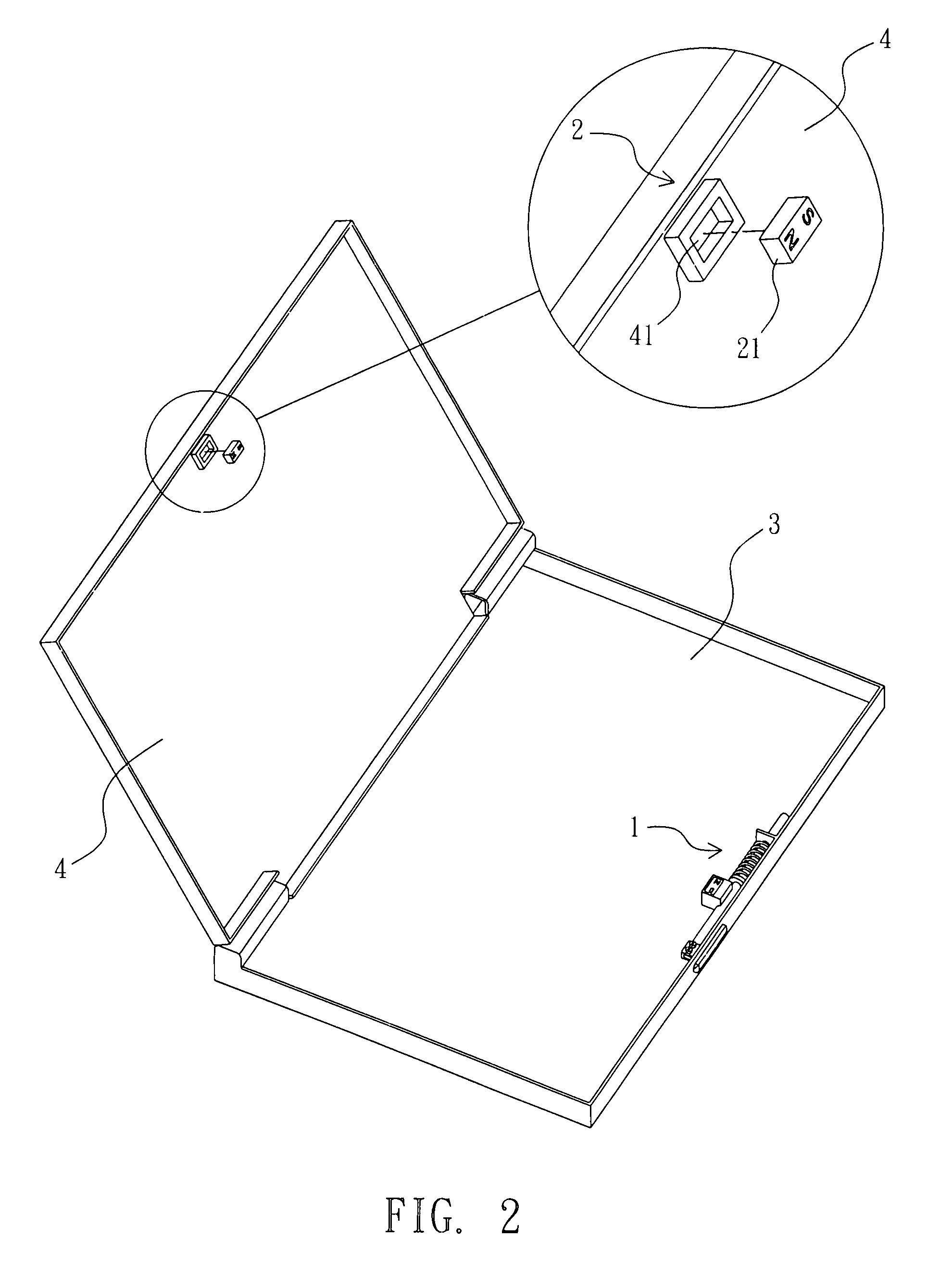 Magnetic switch with auto-release function