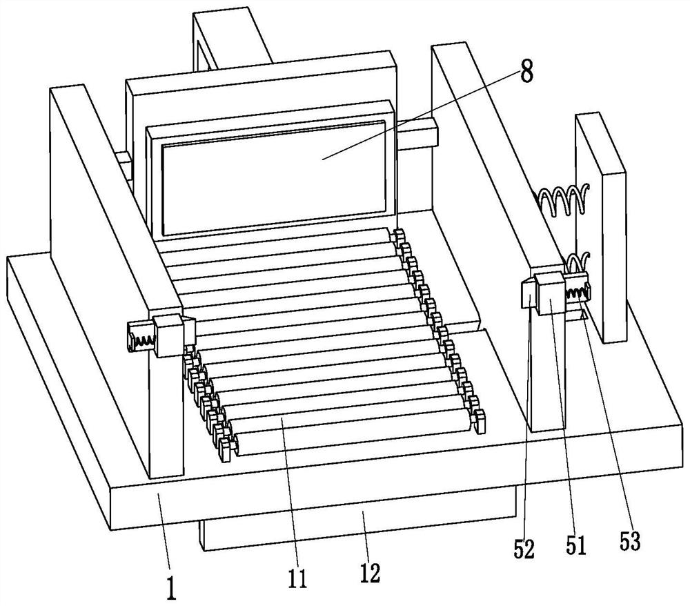 A road curb installation equipment