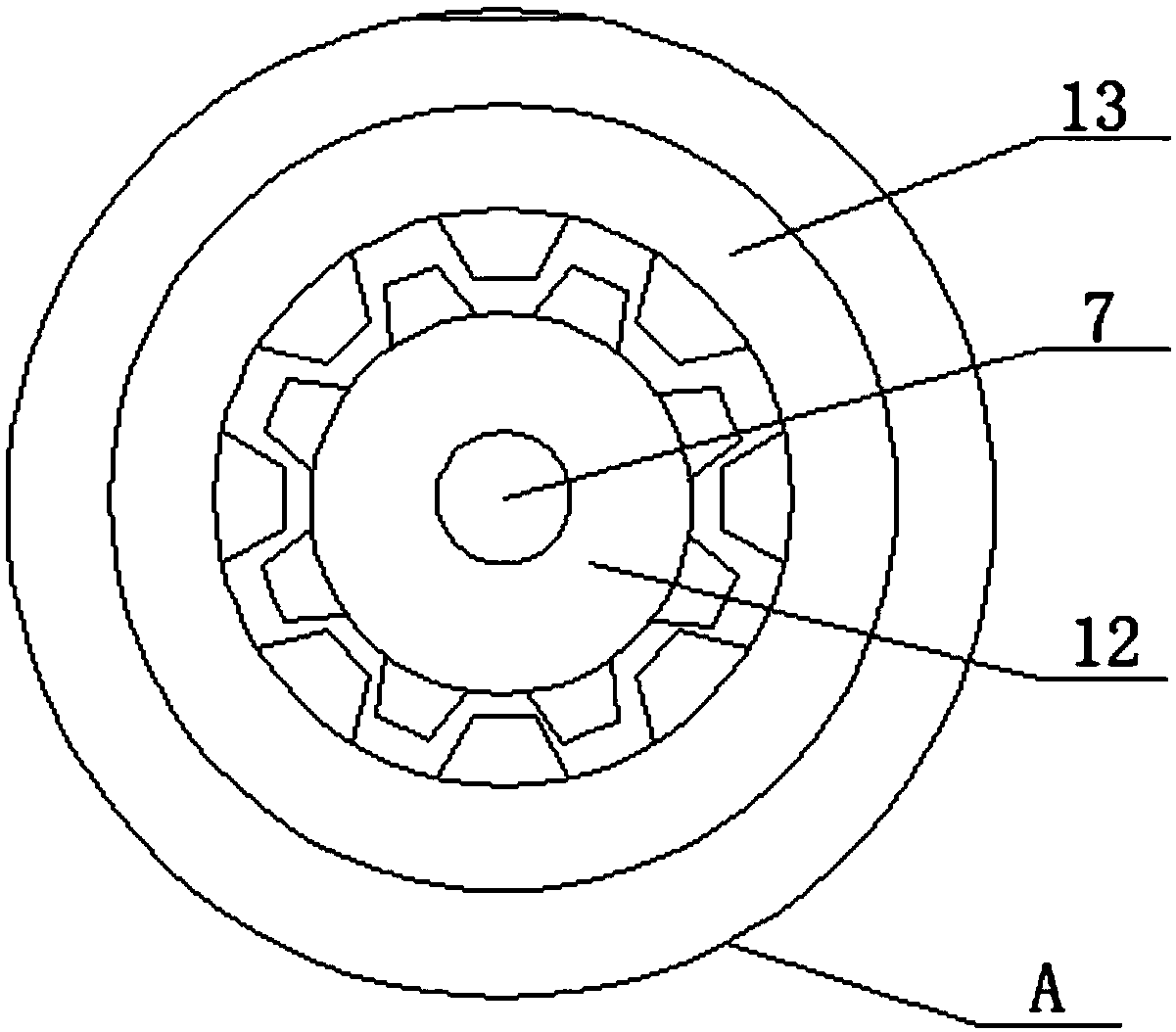 Printing ink powder raw material taking device