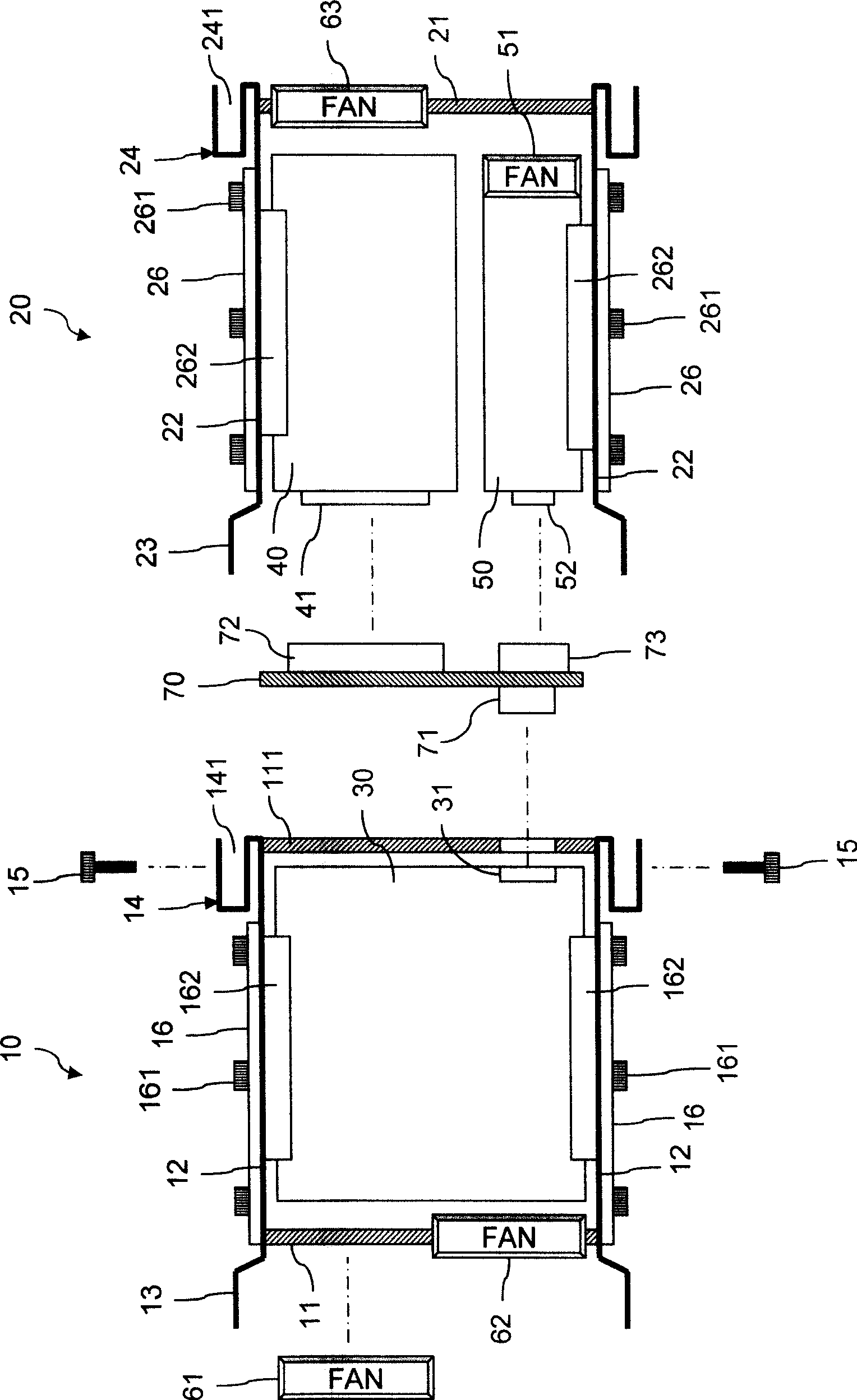 Reconfigurable chassis module