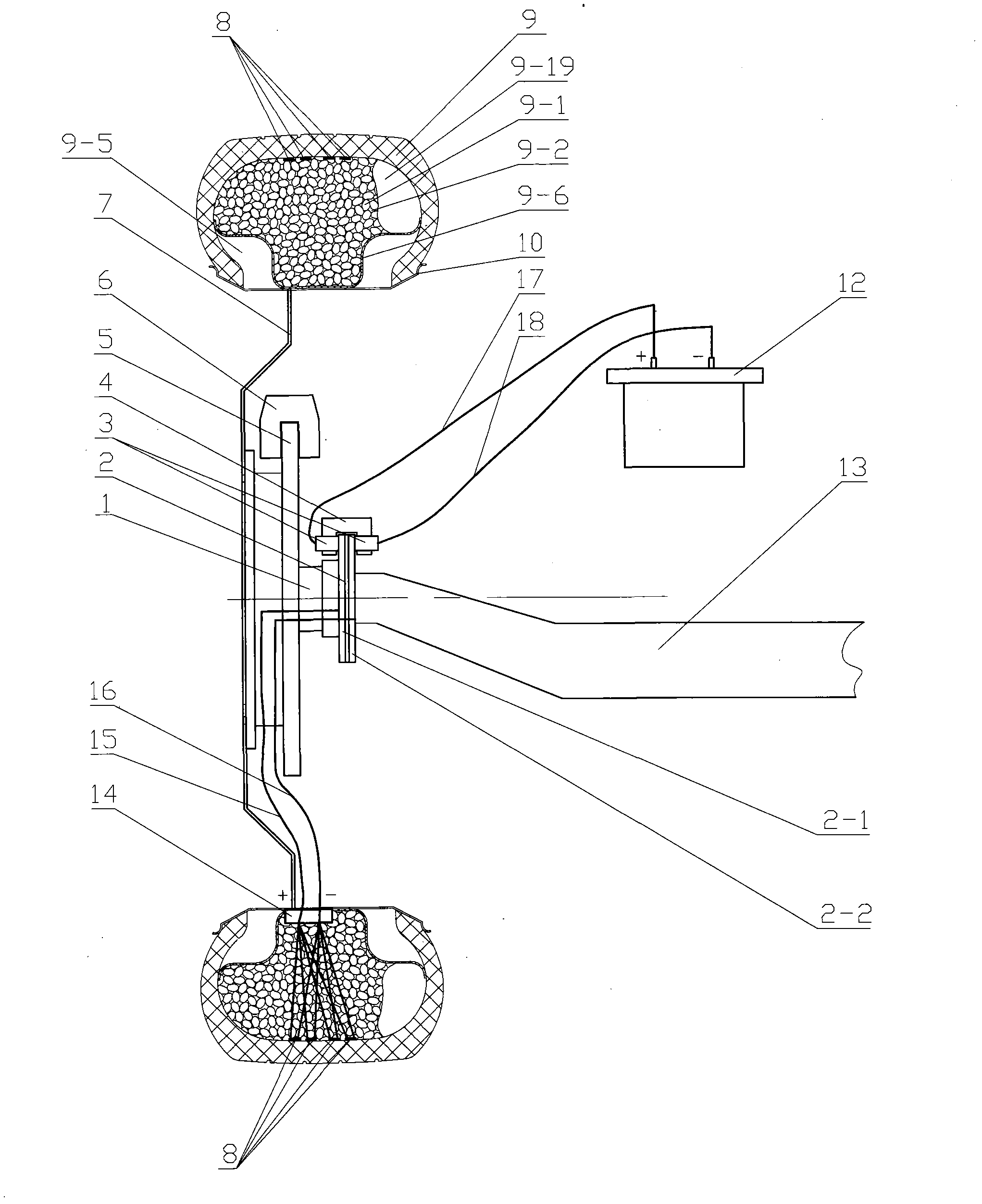 Tire power generation device