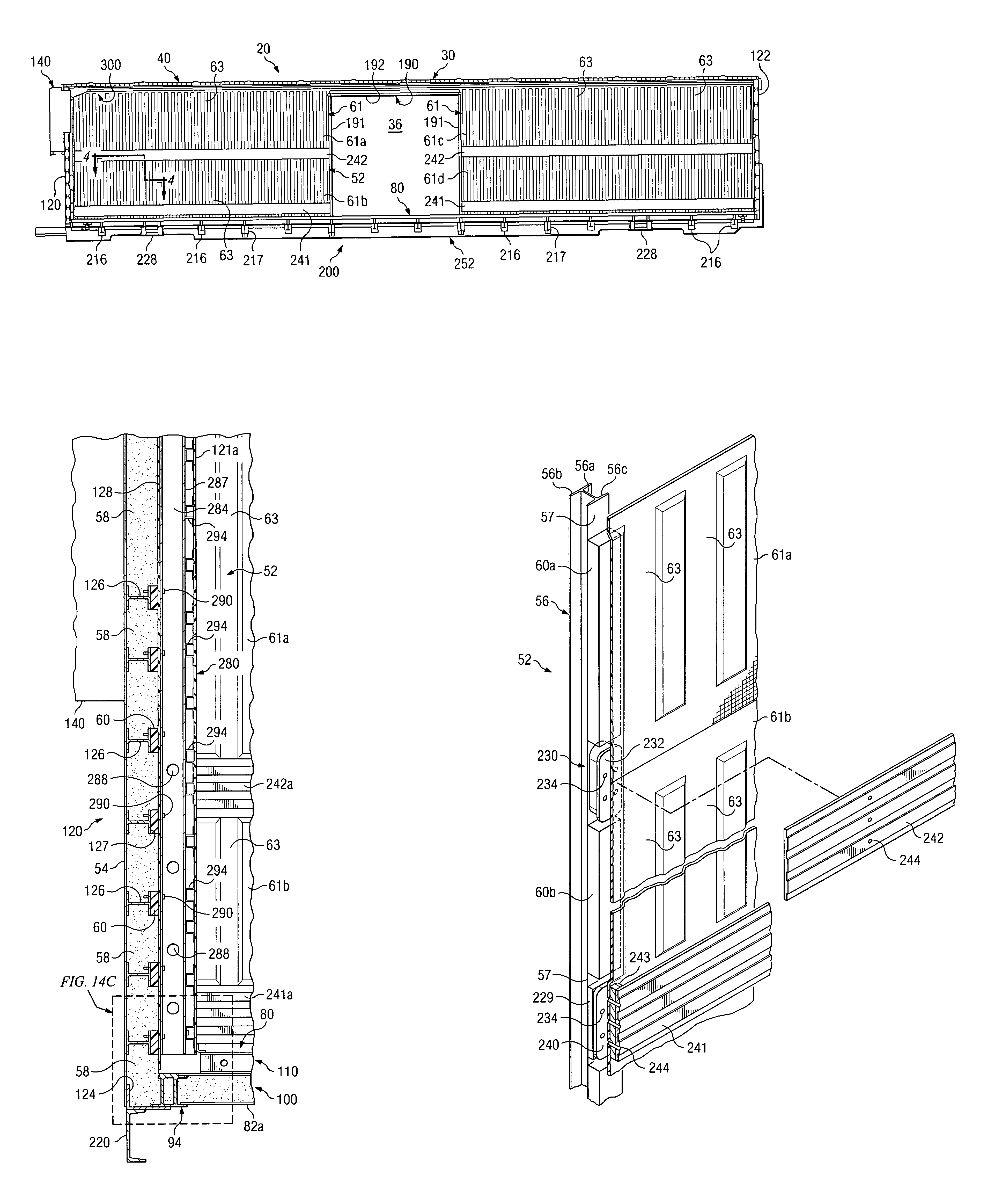 Temperature controlled railway car