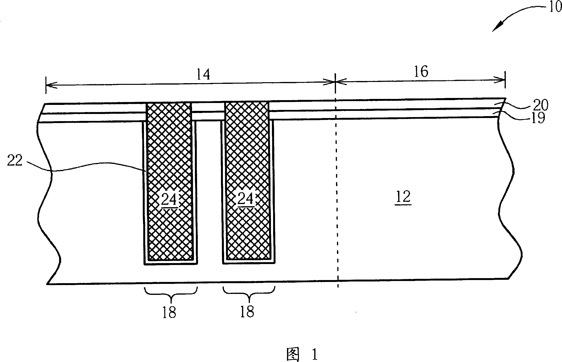 Method for manufacturing deep channel capacitor and etching deep channel opening