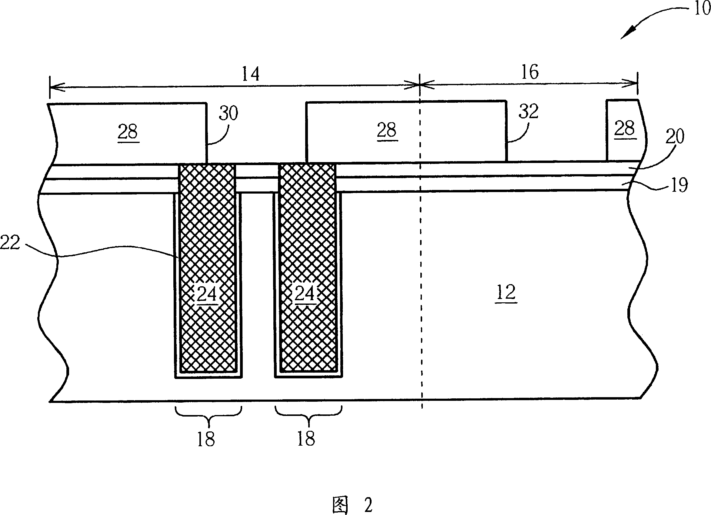 Method for manufacturing deep channel capacitor and etching deep channel opening