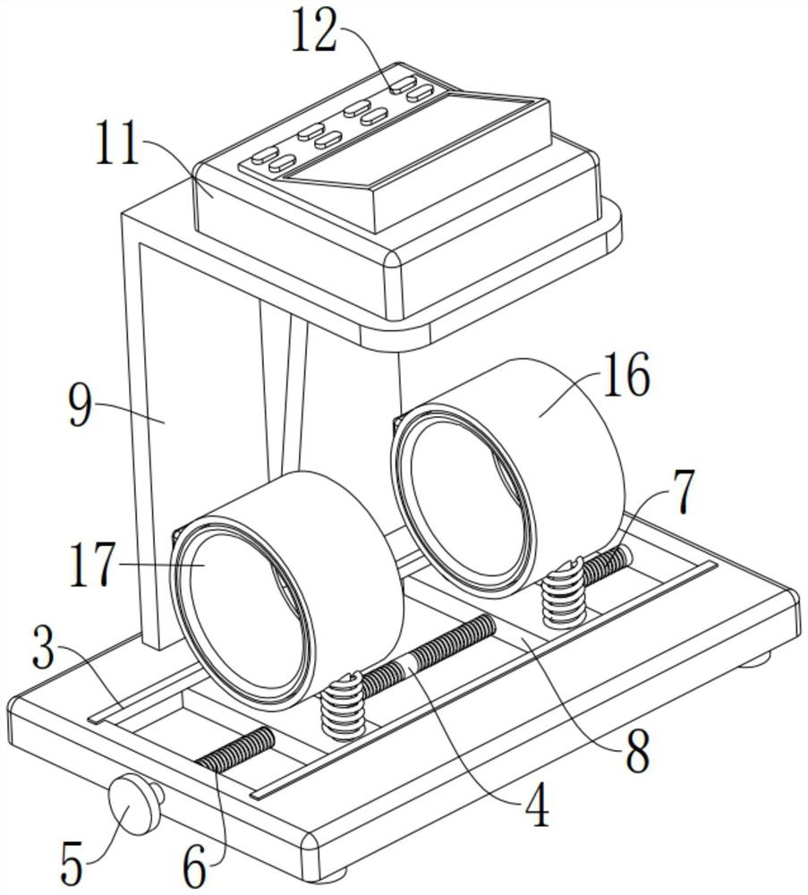 Supporting mechanism for burn part plastic repair