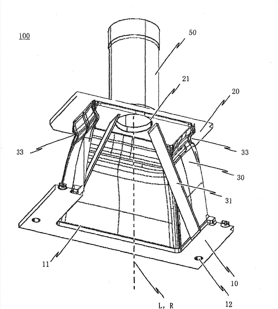 Energy absorption device for multi-section vehicles