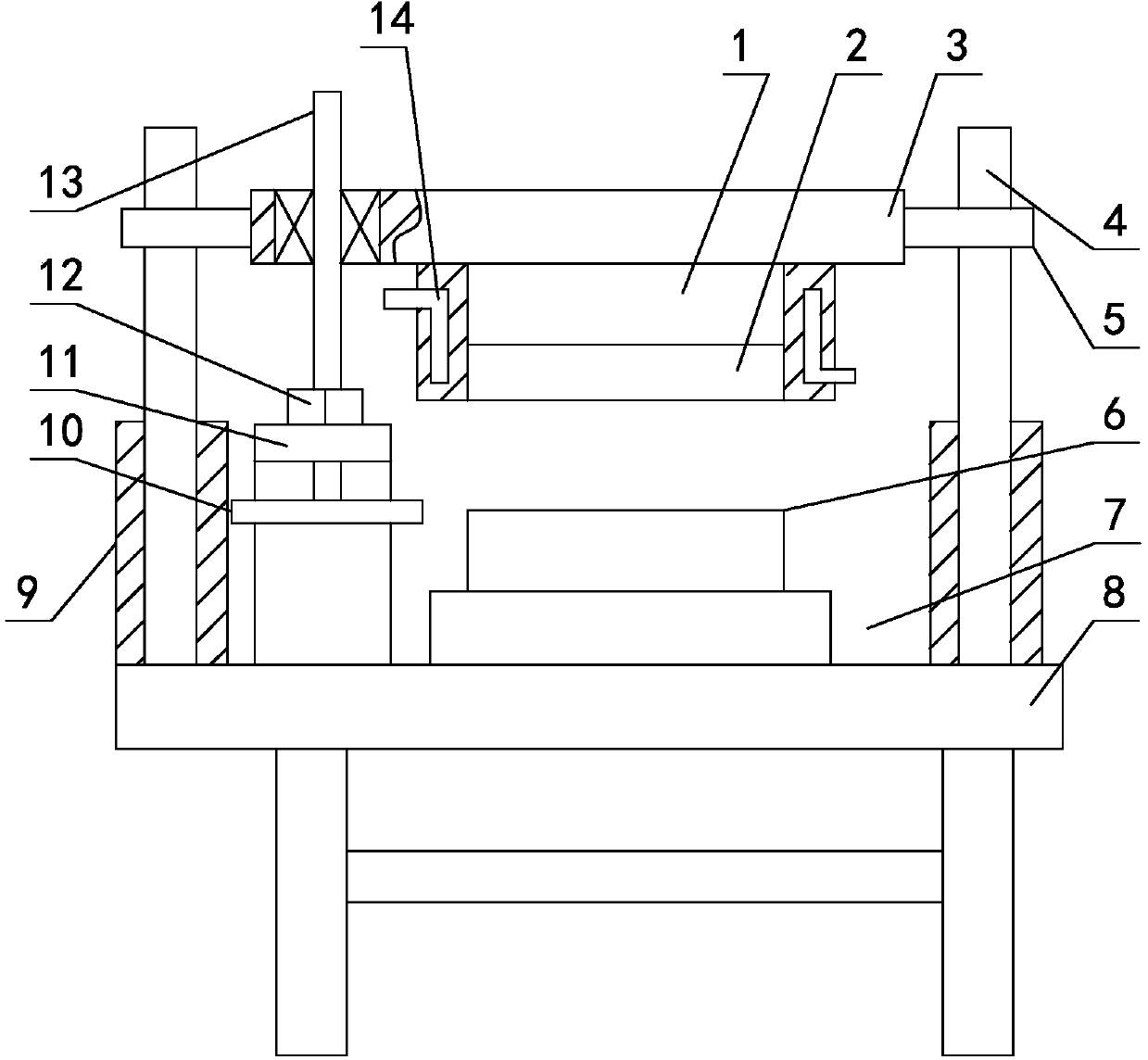 Injection mold for rapid mold opening for small plastic gears