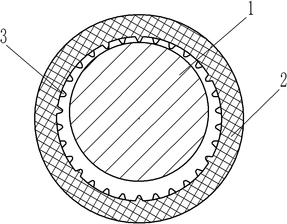 Anti-icing cable and auxiliary facility