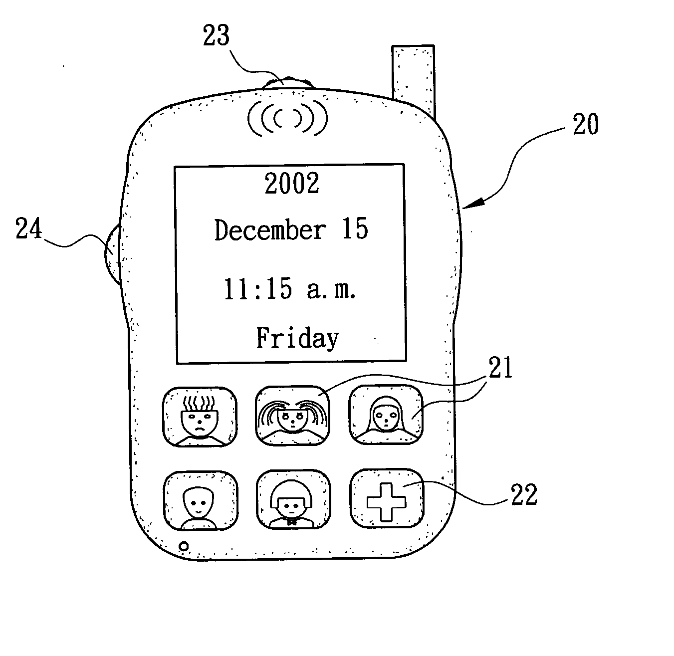 Cellular phone for specific person