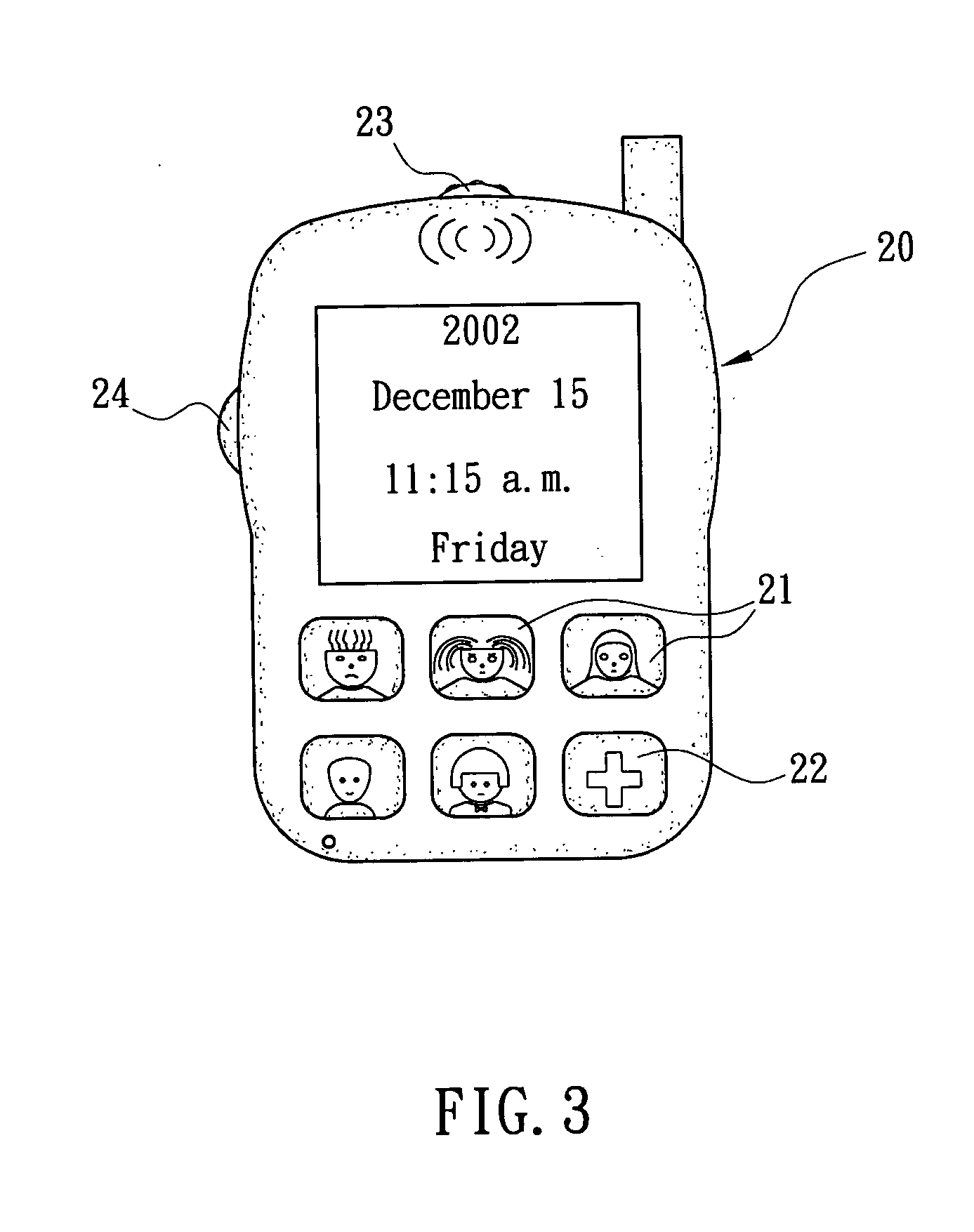 Cellular phone for specific person