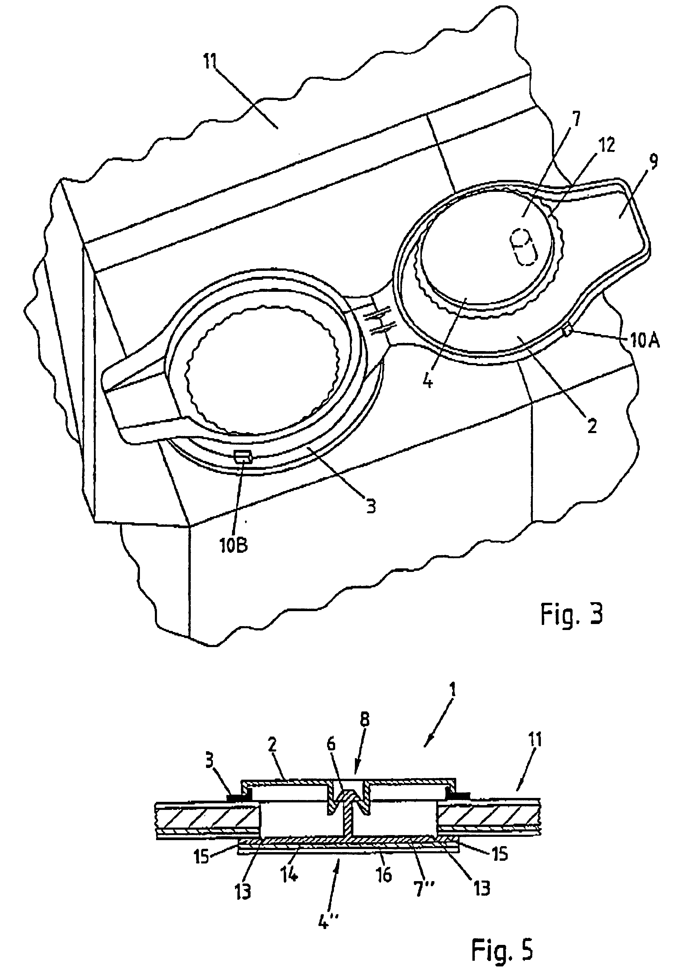 Flat gable composite packing provided with a resealable spout and procedure for its manufacture