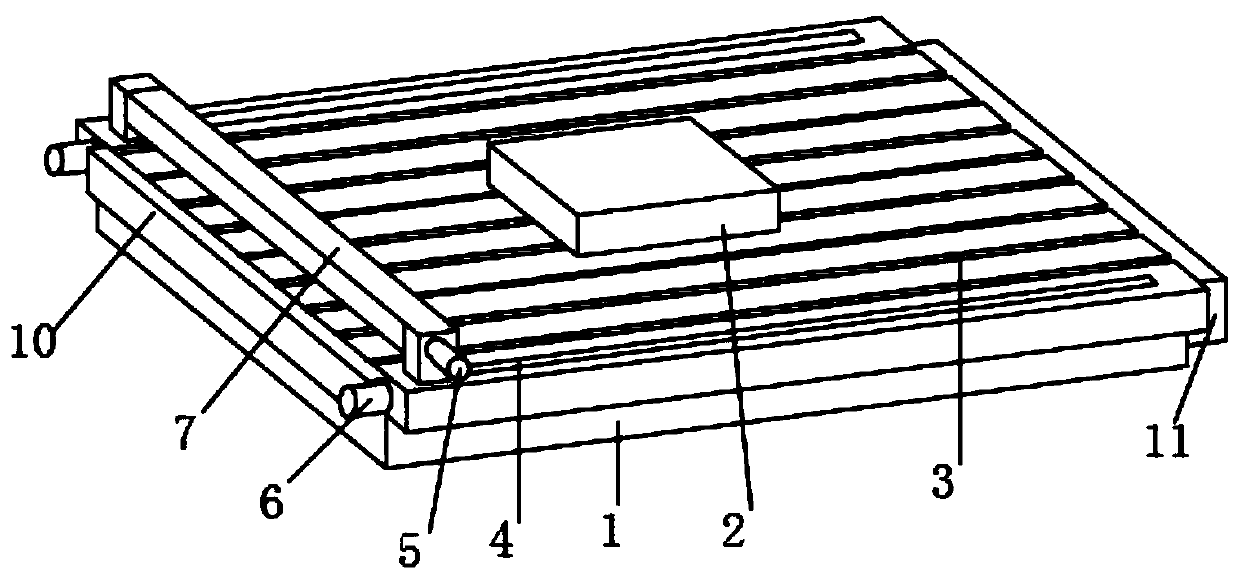 Cleaning device of numerical control machine tool