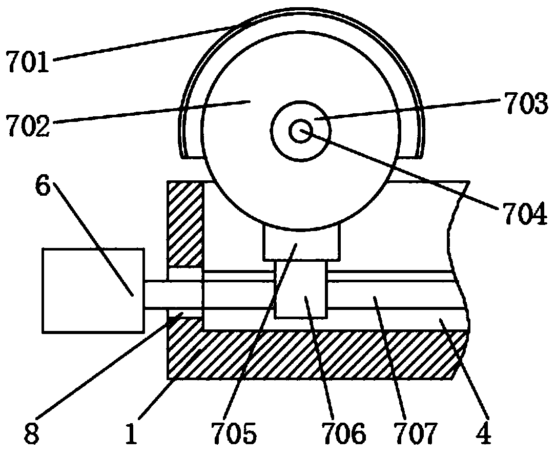 Cleaning device of numerical control machine tool