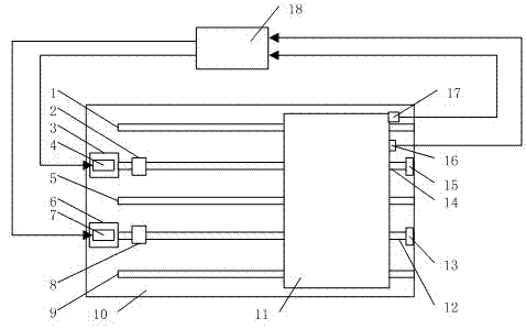 Double-hydraulic-motor drive type large-displacement earthquake shaking simulation device and method