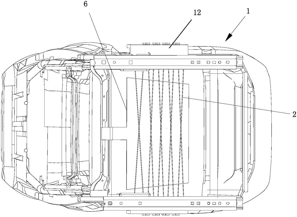 Multilevel control anti-dive automobile seat