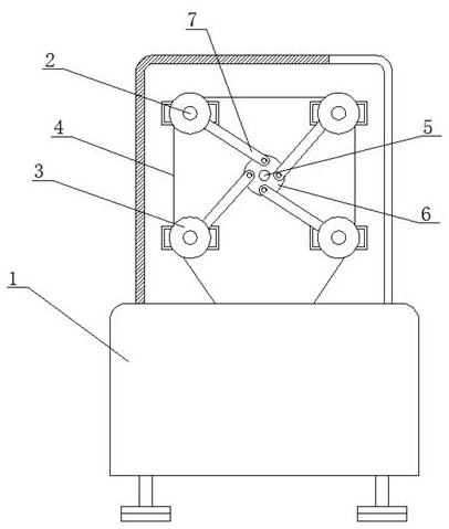 An anti-deviation device for wire cutting wire feeding mechanism