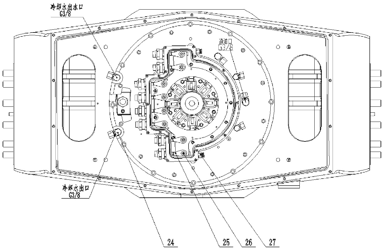 A special double-rotary workbench for a cradle-type short-arc compound machining center