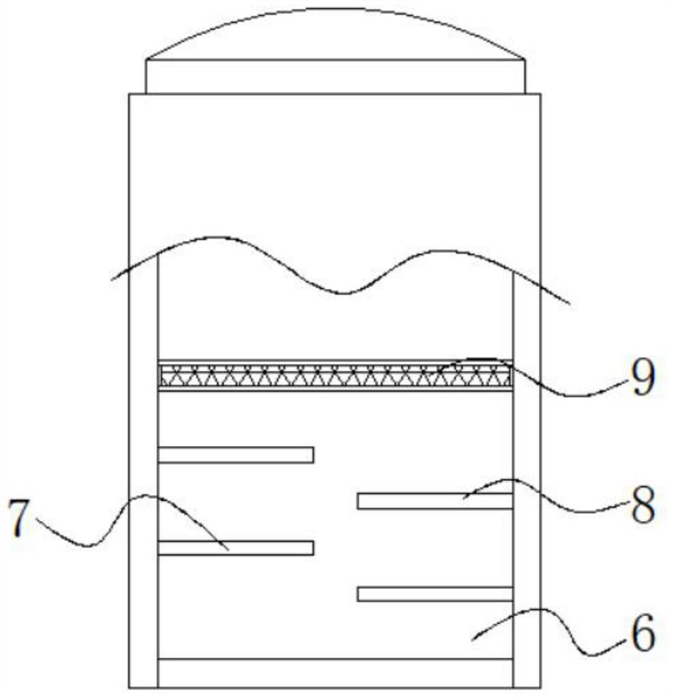 An oil channel dredging device for vegetable oil transformer