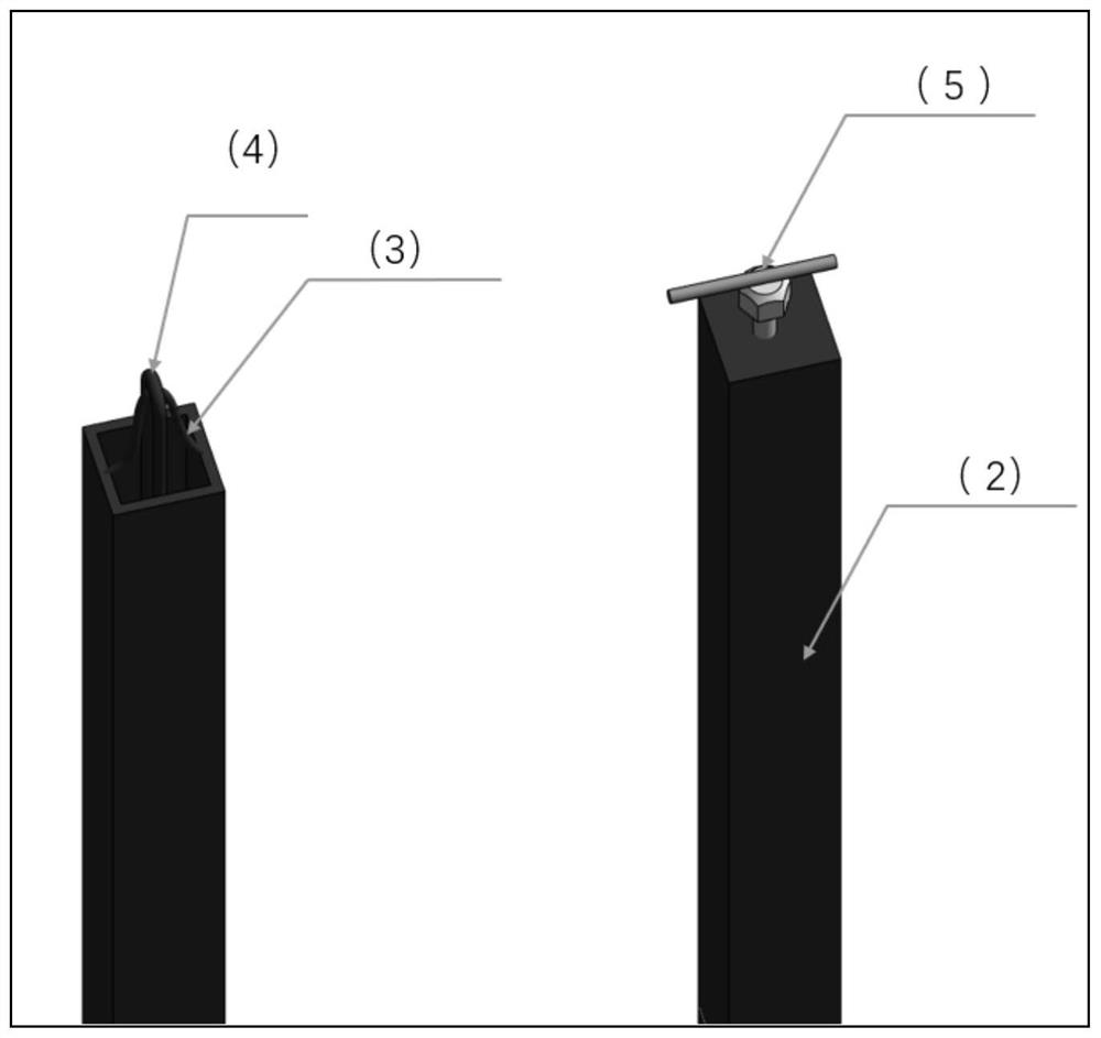 Multi-specification stirrup transfer tool