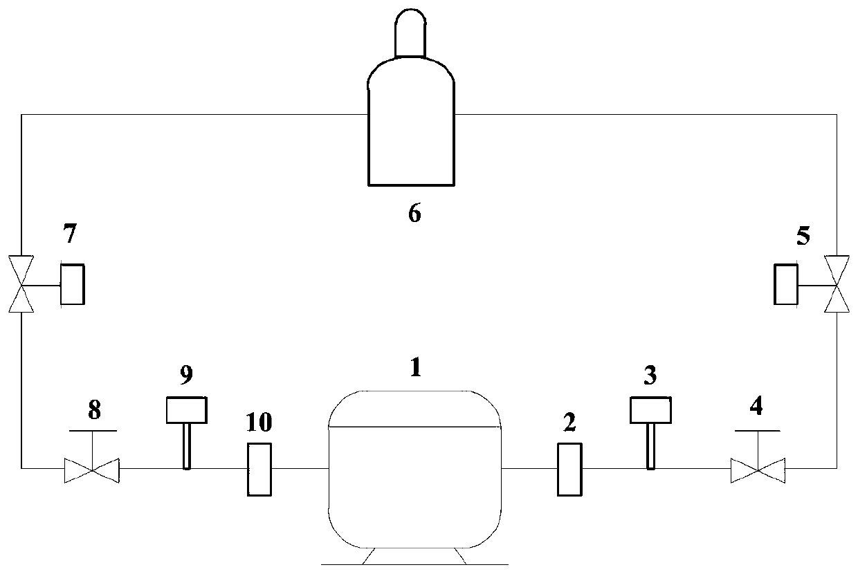 Fully-enclosed refrigeration compressor valve plate flutter detection method