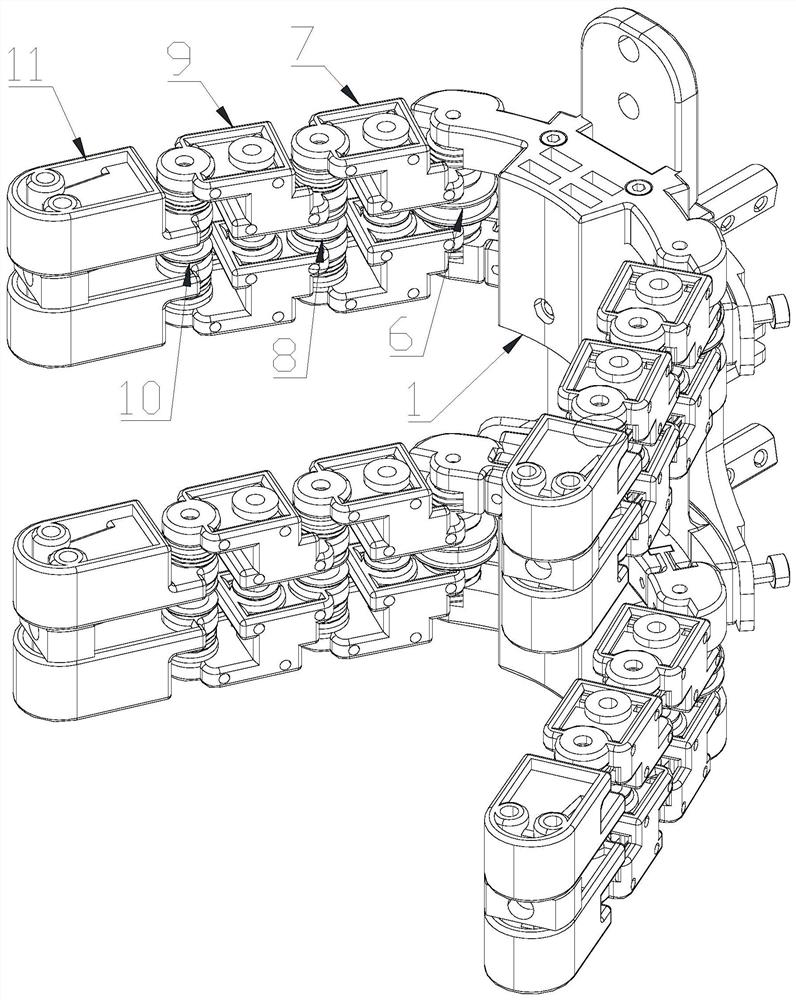 Exoskeleton wearing mechanism