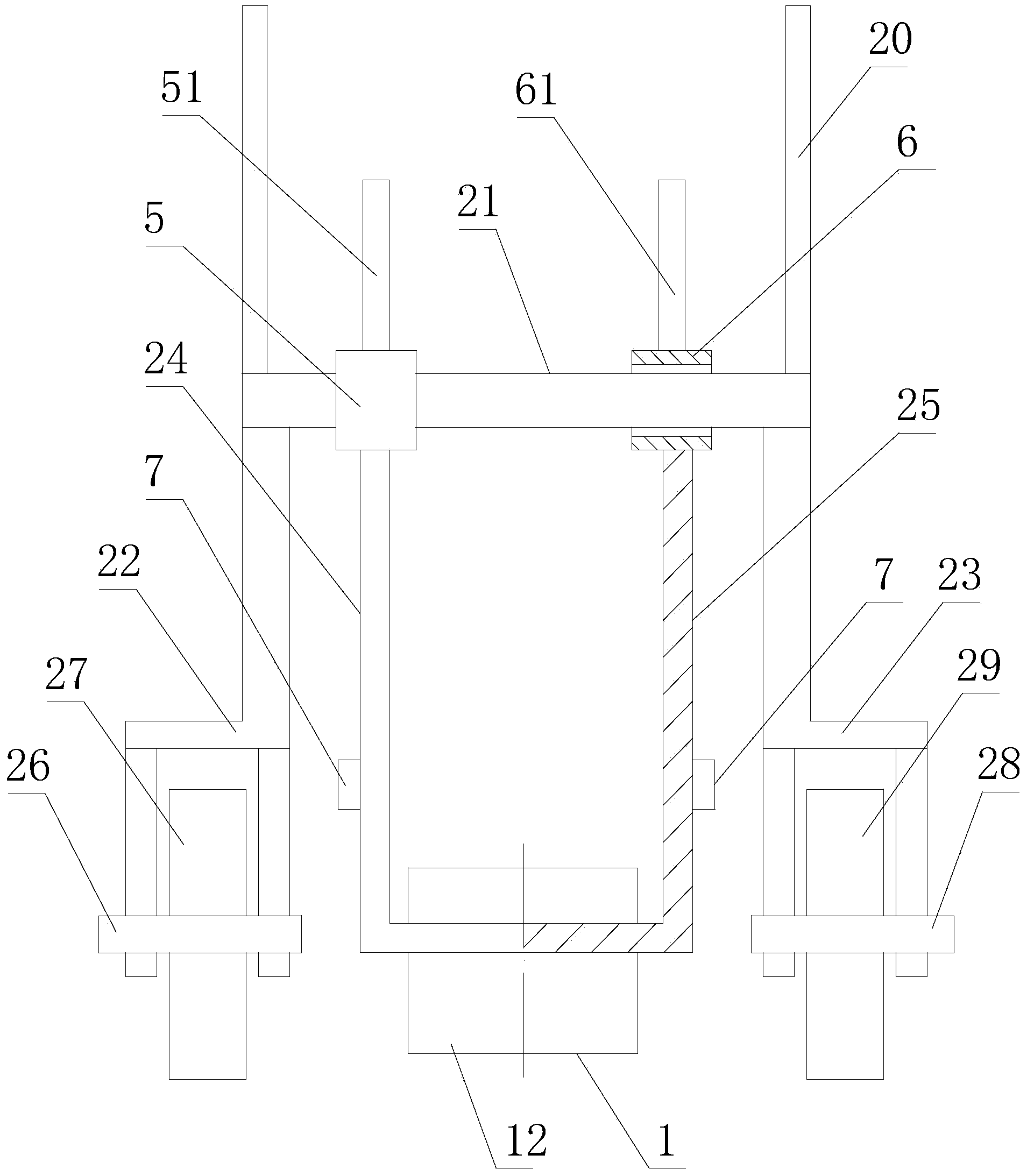 Transportation device for prefabricated bricks