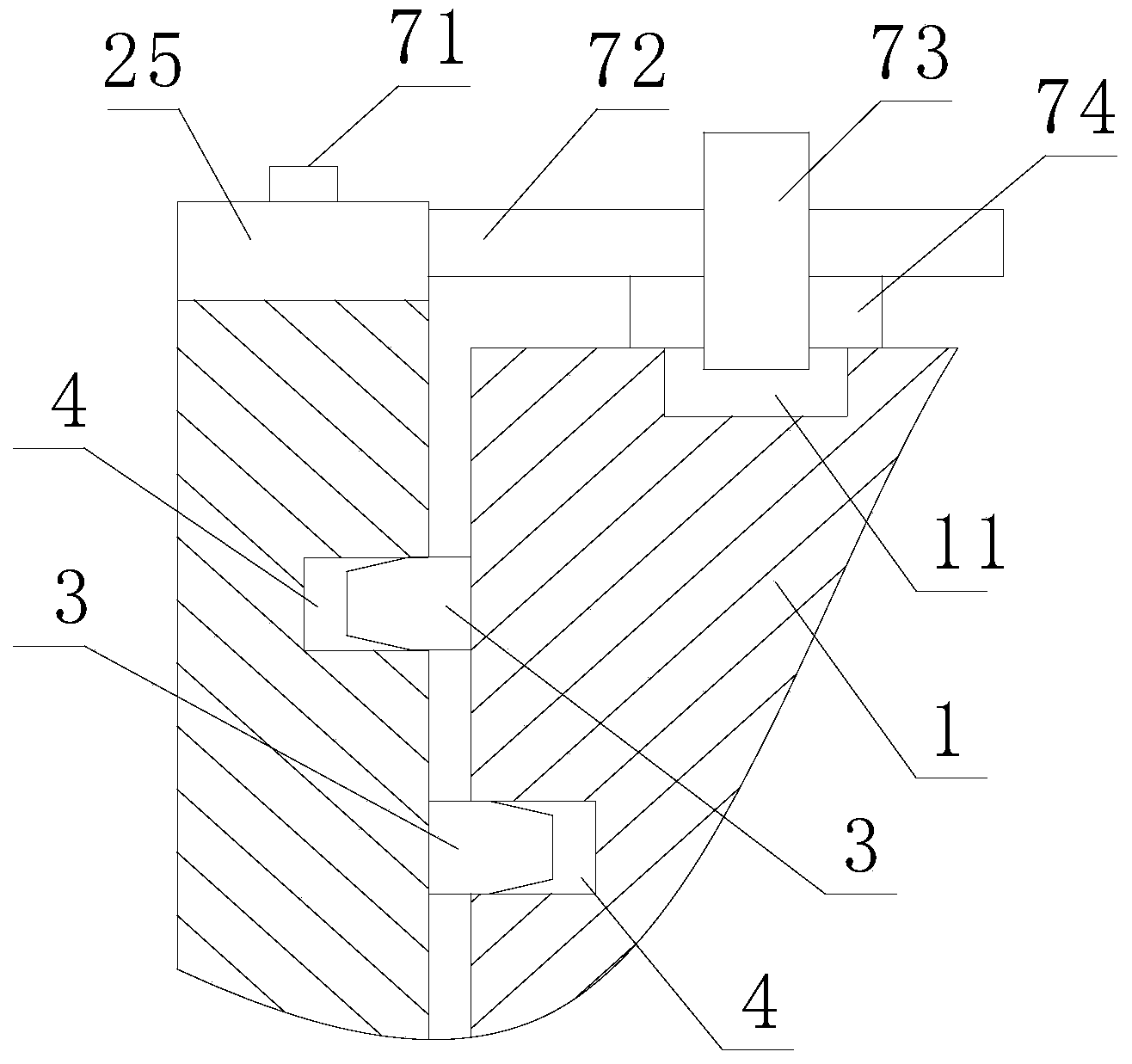 Transportation device for prefabricated bricks