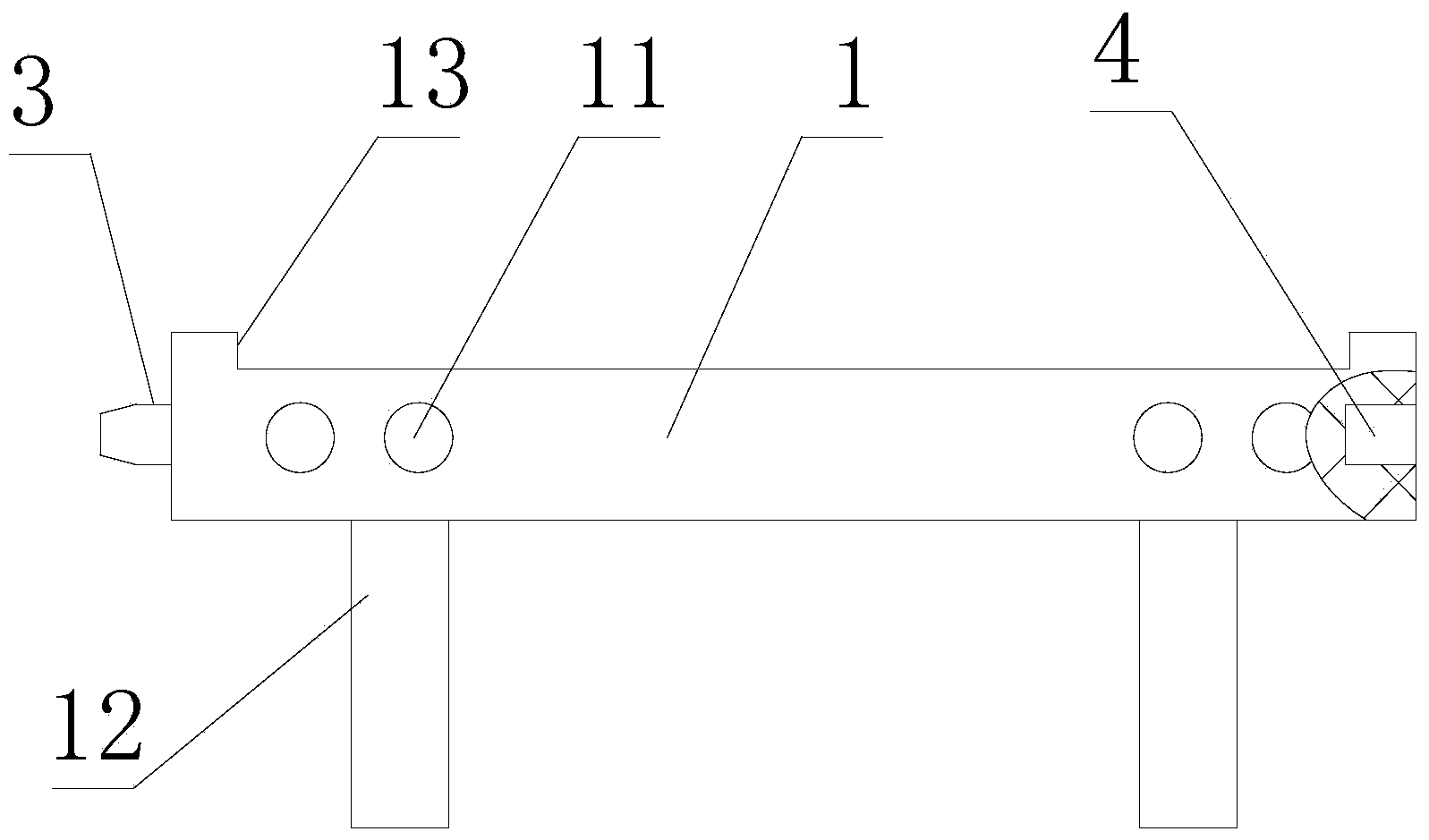 Transportation device for prefabricated bricks